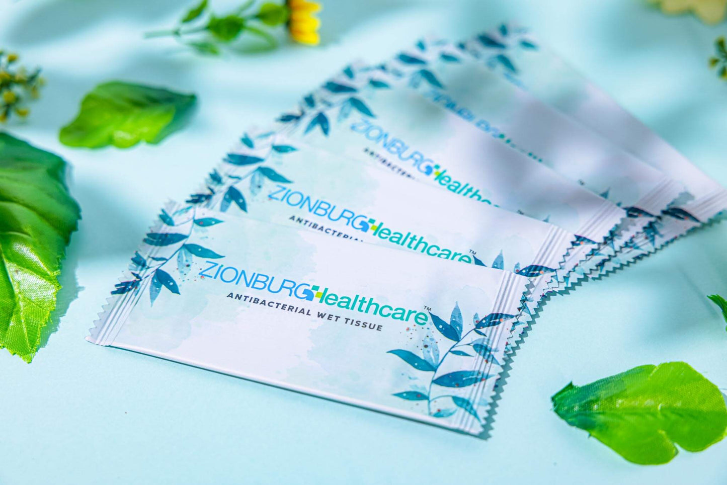 Biodegradable Antibacterial Wet Tissue (individual pack 50pcs)