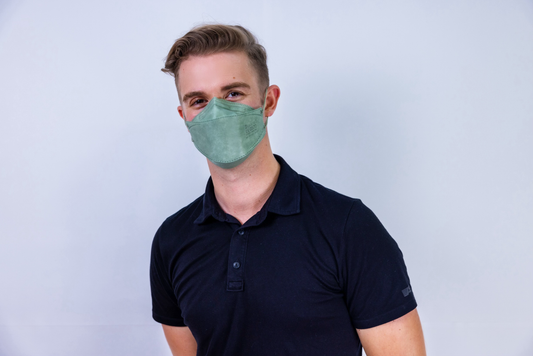 KF94 FFP2 EN149-2001 綠茶色