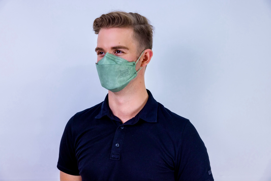 KF94 FFP2 EN149-2001 綠茶色